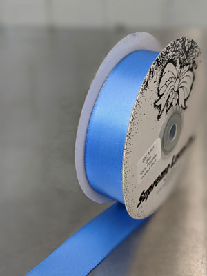 051 WDW Blue - DOUBLE FACE SATIN 25M RIBBON 22MM POLYESTER 0.76/M
