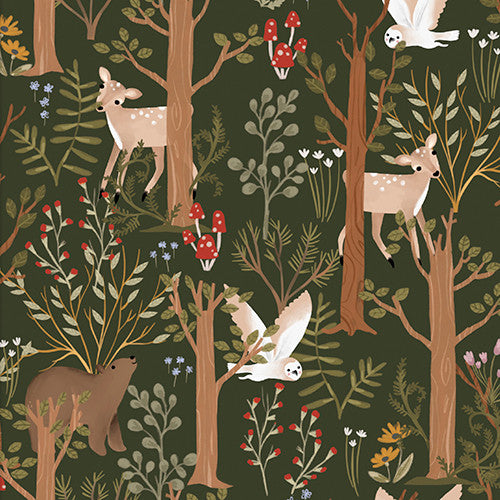 Cozy Forest Green $18.96/m