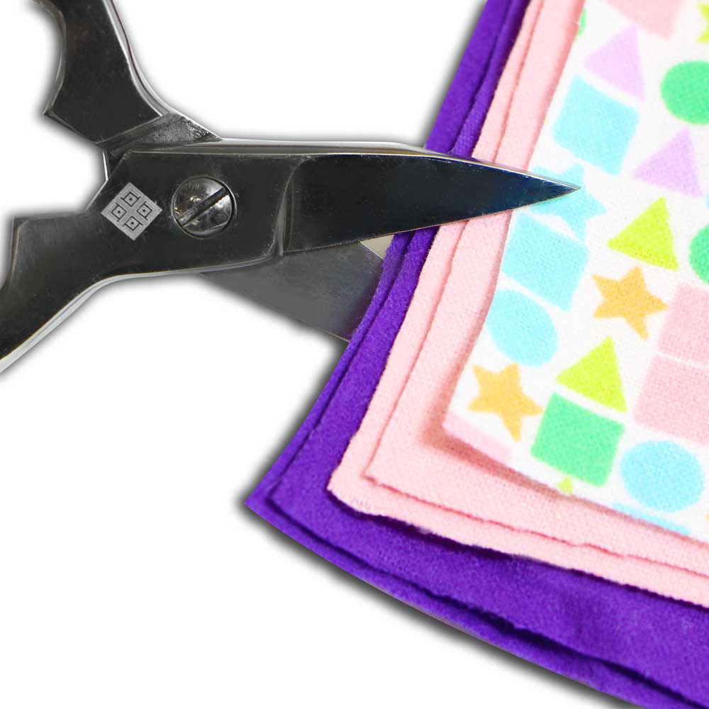 SOFTKUT Forged Stainless Steel Spring-action Rag Quilt Snips - 61⁄4″ (15.9cm)
