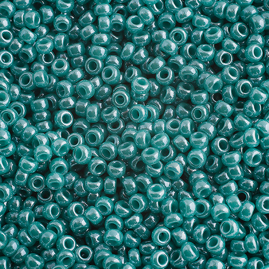 MIYUKI SEED BEAD 11/0 TURQUOISE GREEN OPAQUE LUSTER