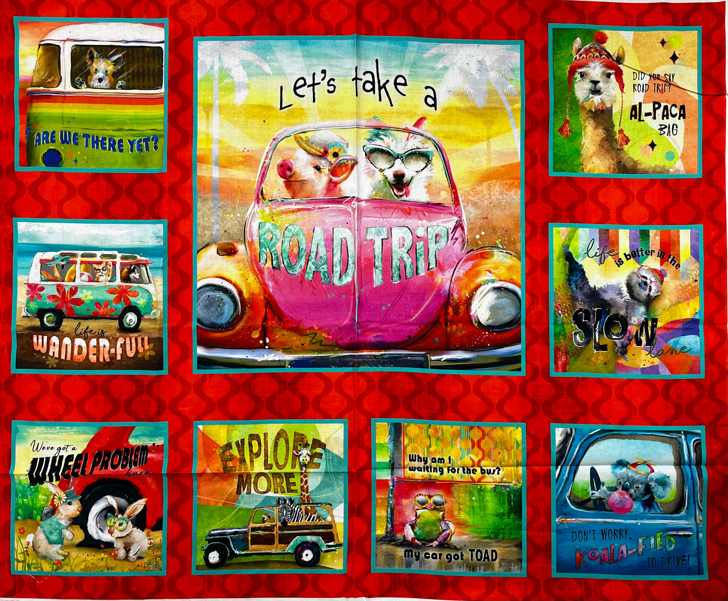 # 17 Road Trippin $ 21.95 Panel