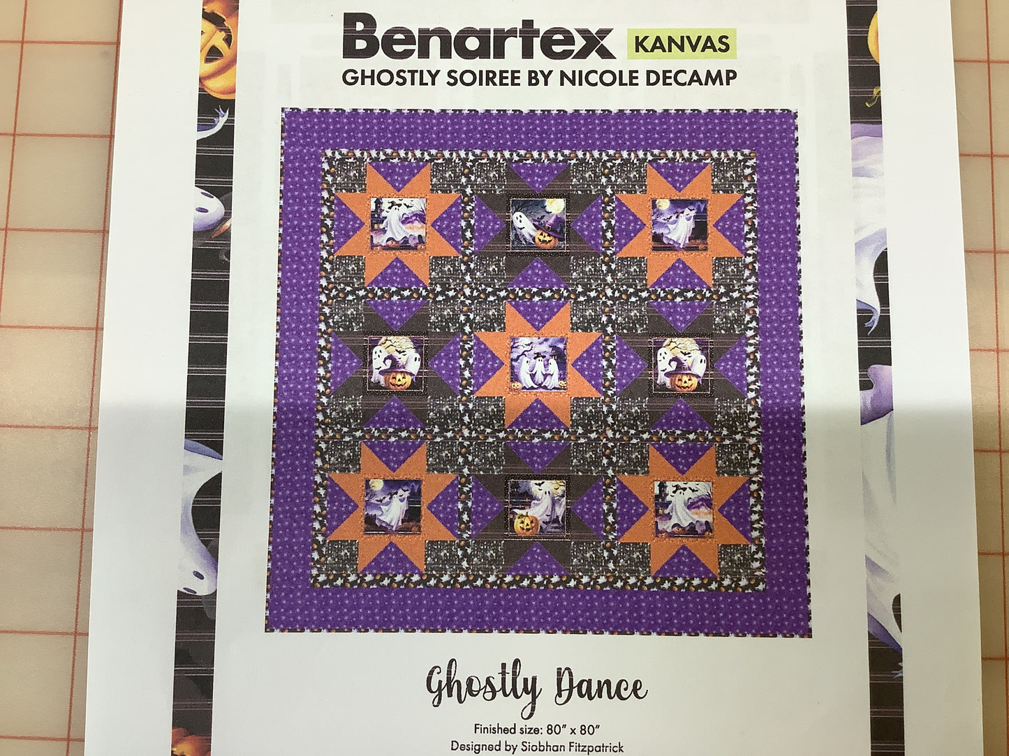 Ghostly Dance Quilt Kit 80" x 80" $181.95