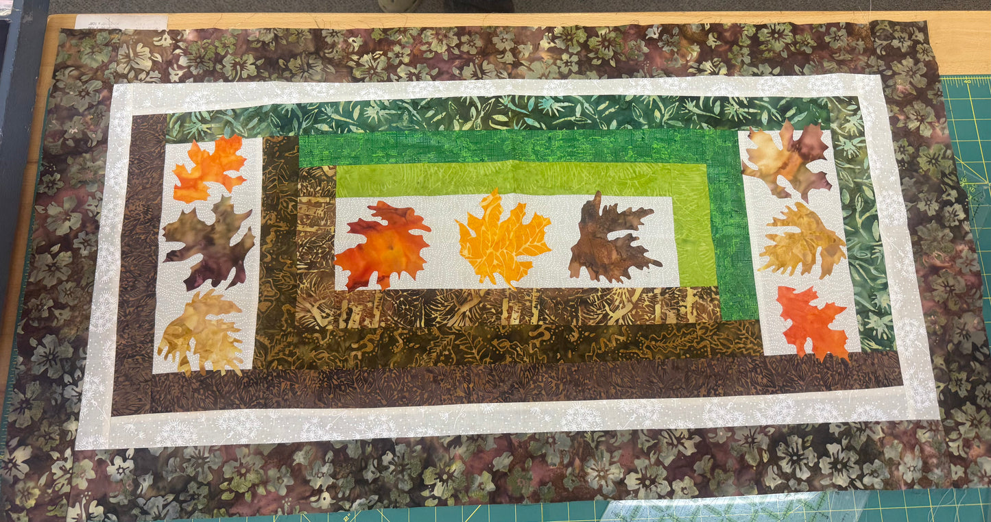 Fall Table Runner October 11th and 12th