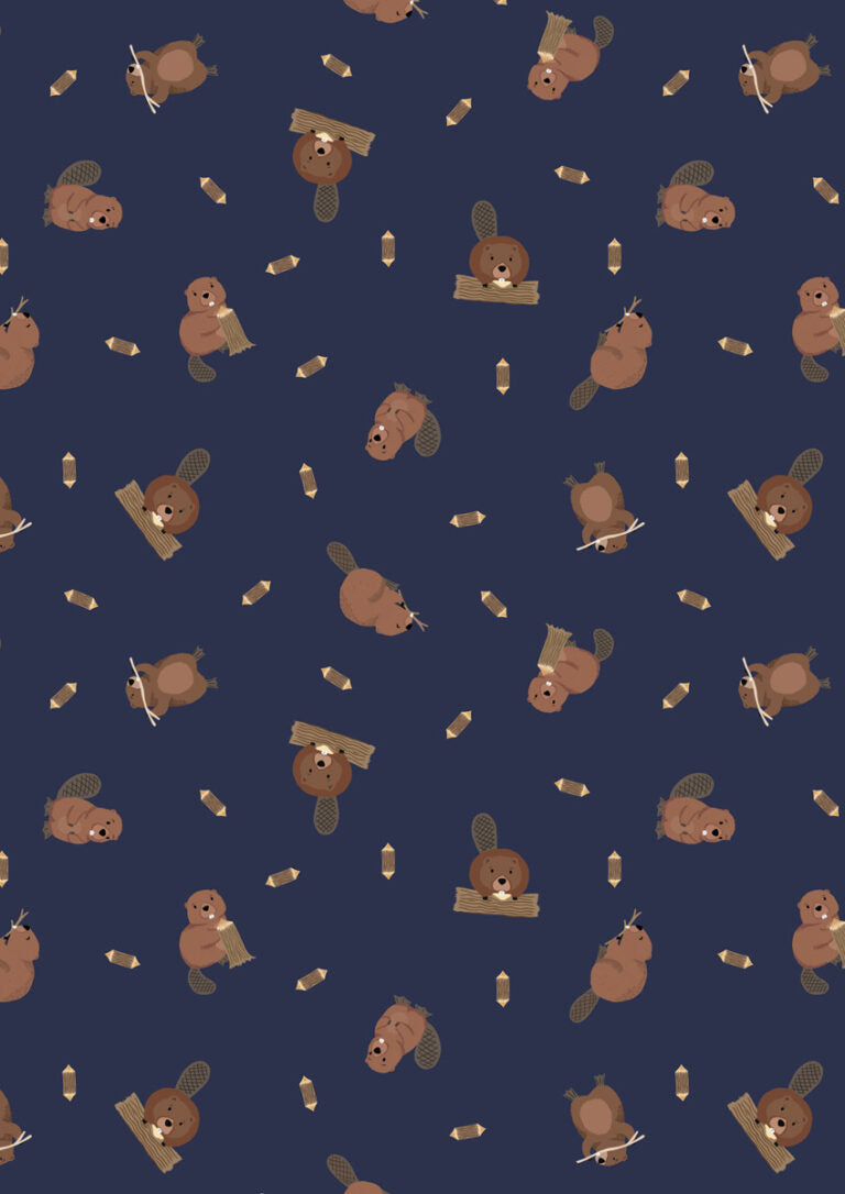 Small things by Irene and Lewis -Rivers & Creeks- Beavers on Ink $22.96/m