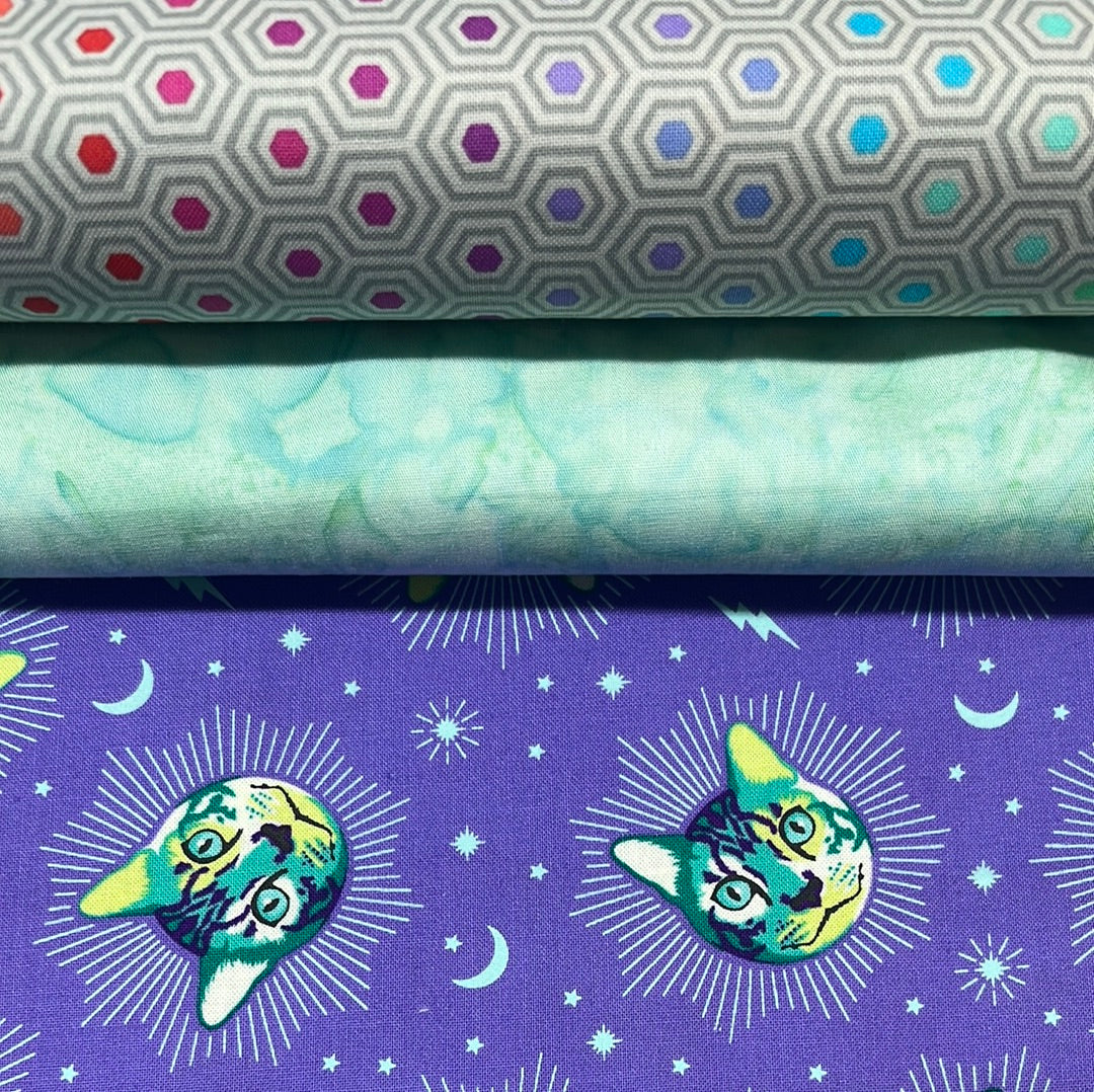 Tula Pink- Curiouser and curiouser Pillow case kit $24.95