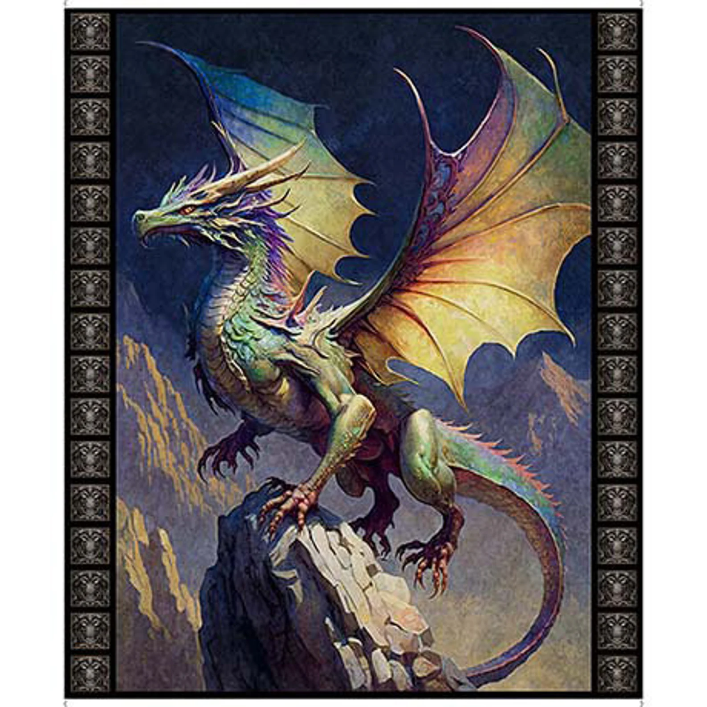 Dragon Fyre Large Dragon Panel 30134-N Panel Size 36" x 44" $24.96