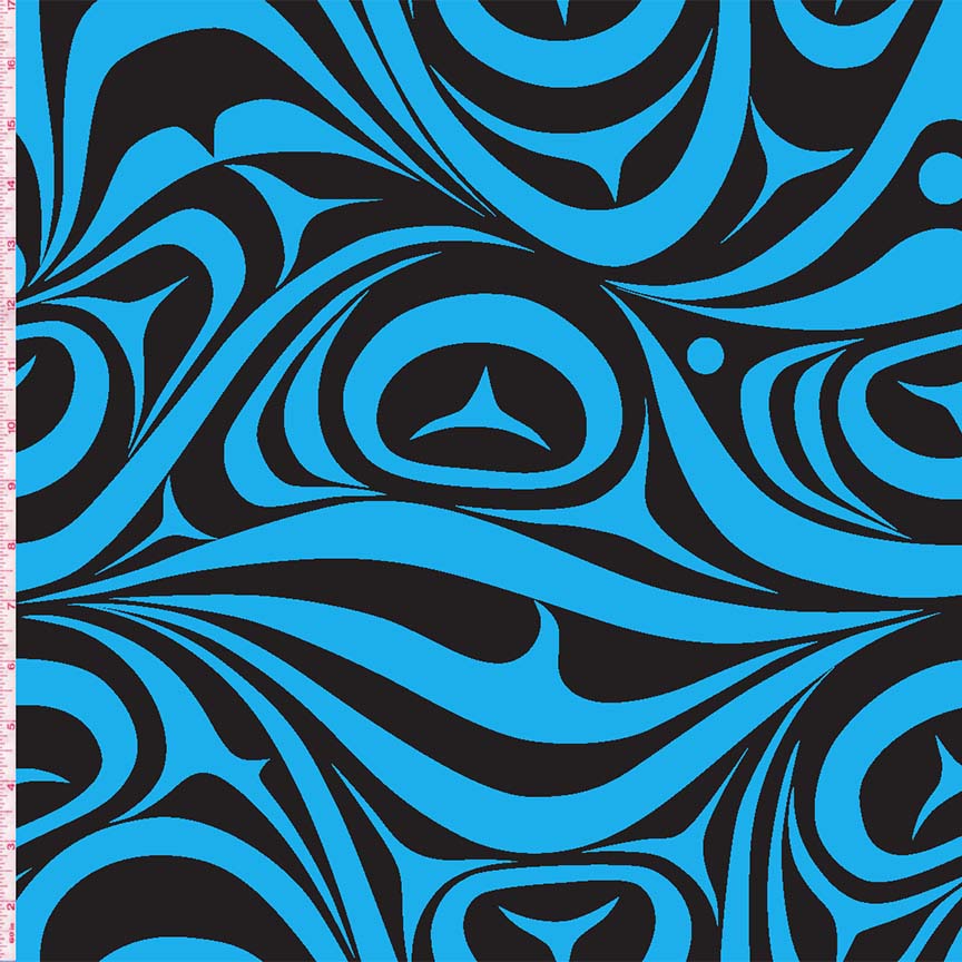 Yasakw Designs (Shelly Samuels) YD-WAVE-TURQ $22.96/m