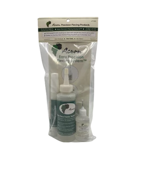 Acorn Precision Piecing Products Easy Precision Piecing Starter Kit (Contains 4oz,118ML. Easy Press Fabbric Treatment, Easy Press Pen, & 1oz SeamAlign Gentle Hold Fabric Glue)