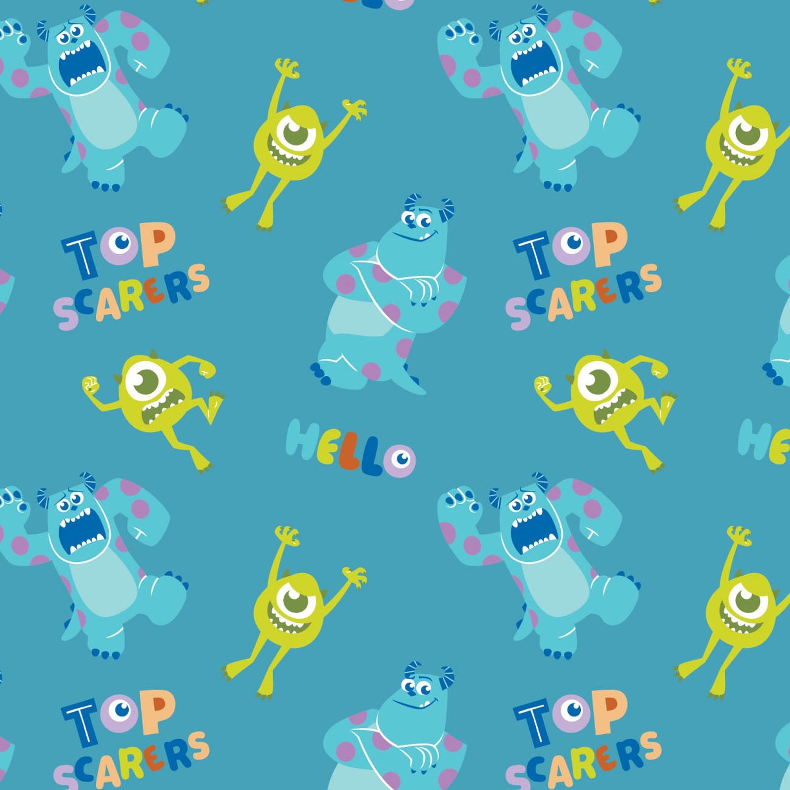 monsters inc fabric Monsters Inc. Top Scarers CAM85300401-02 $23.96/m – Rain Forest Fabrics