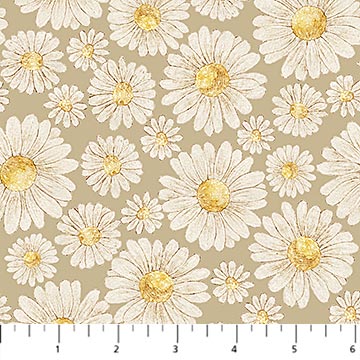 Tiny Waddles By Jessica Yon Lo Daisies Green 91182-72 $21.96/m
