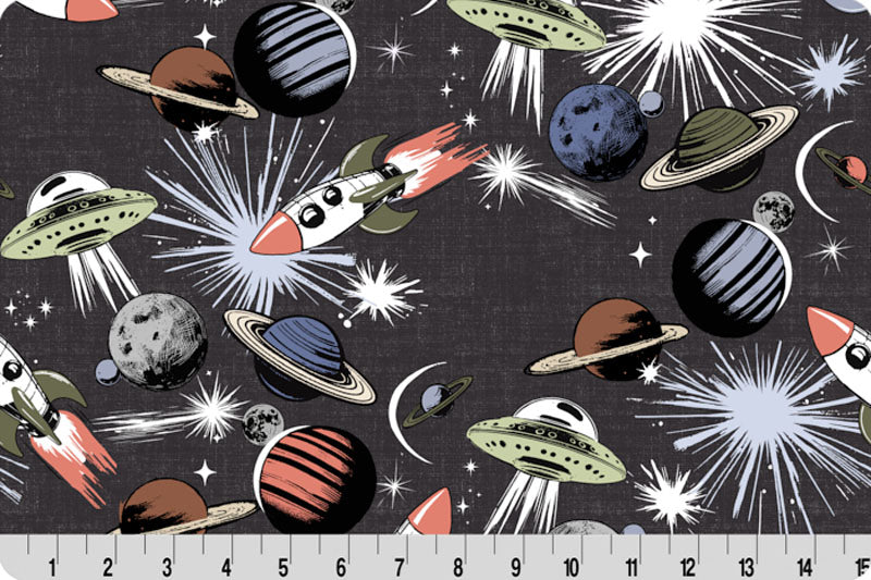 Galactic Blast Digital Cuddle 58/60″ 100% Polyester By Shannon Fabrics $44.96/m