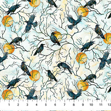 Raven’s Call - White Multi- Raven Moon $21.96/m