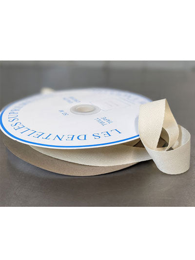 Twill Tape 25mm Beige $.76/m
