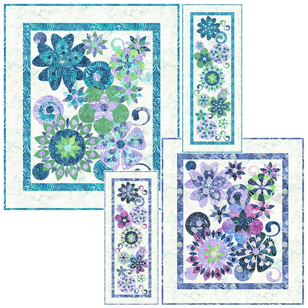 Springtime Bliss: Runner and Wall hanging in three colors