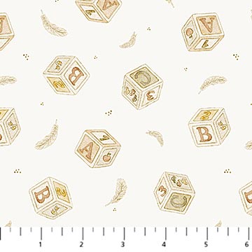 Tiny Waddles By Jessica Yon Lo Blocks Cream 91183-11 $21.96/m