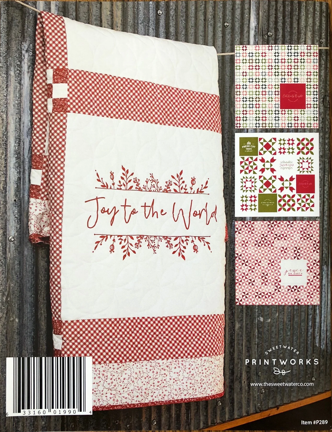 Sweet Water Paintworks Christmas Quilts featuring seven patterns
