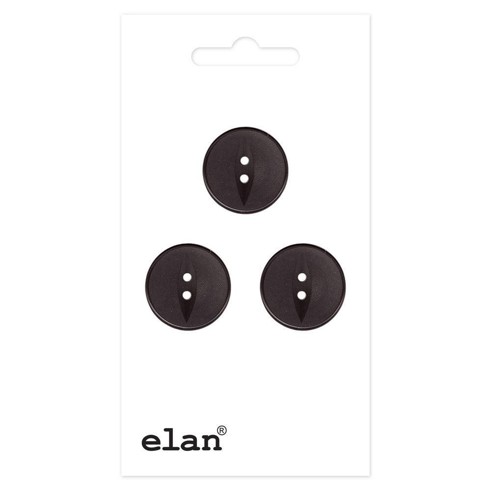 ELAN 2 Hole Button - 15mm (5⁄8″) - 3 count