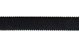 Elastic- Bra Strap- 12mm nylon spandex- Black