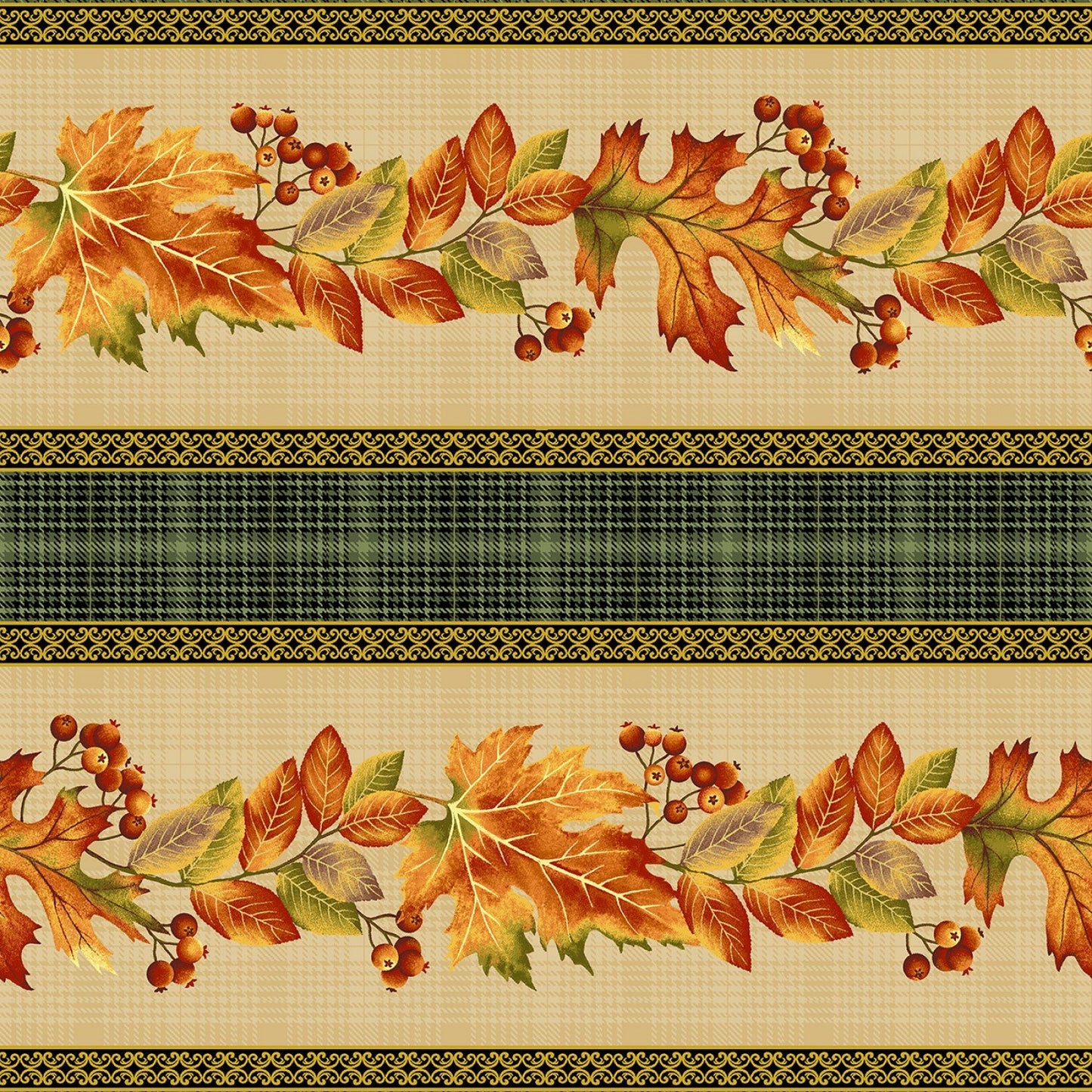 Autumn Elegance by Jackie Robinson - Bisque/Multi- 1666M-70