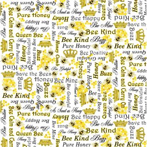 Buzzworthy by Kanvas Studio for Benarte - White - 19968M-09 $23.96/m