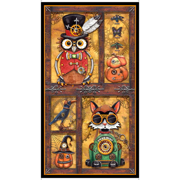 #36 Steampunk Halloween Panel $15.96