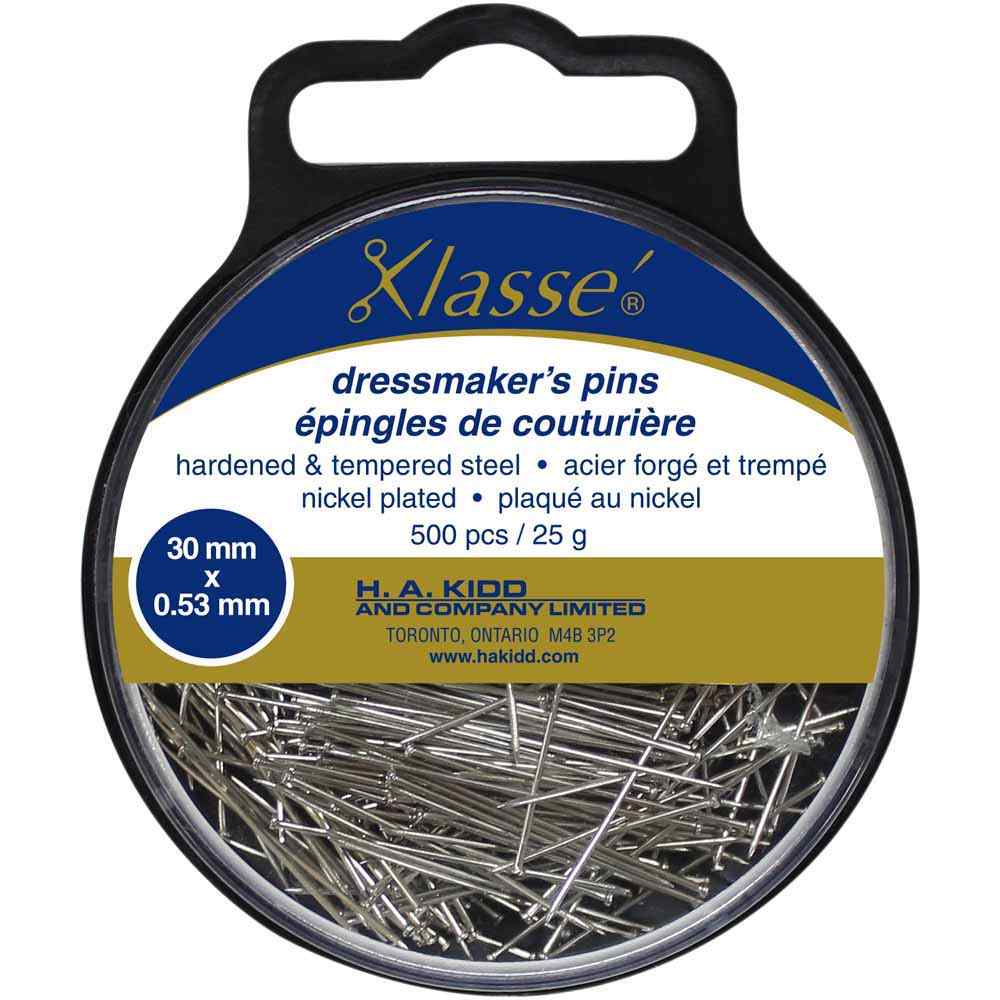 KLASSE´ Dressmaker Pins - 500pcs - 30mm (11⁄8″)