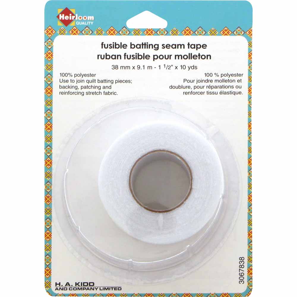 HEIRLOOM Fusible Batting Seam Tape - 38mm x 9.1m (11⁄2″ x 10yd)