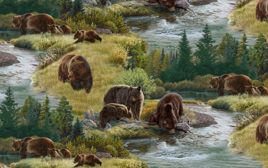 Grizzly Bears - ELS5013-GRE $18.96/m
