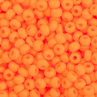 Czech Seed Bead 11/0 - Opaque Light Orange