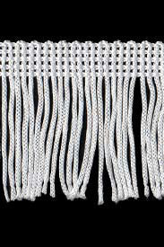 Cut Fringe - 2"- White $3.96/m