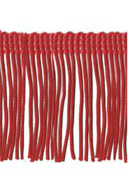 Cut Fringe - 2"- Red $3.96/m