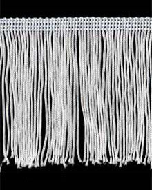 Cut Fringe -4"- White $6.96/m