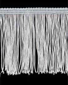 Cut Fringe -6"- White - $8.96/m