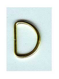 Metallic D Ring- 3/4"/19mm