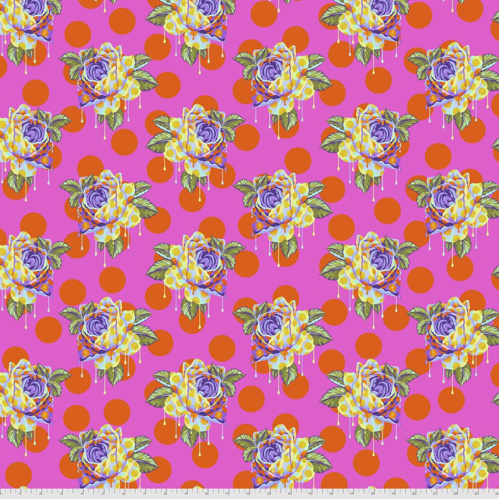 Painted roses- PWTP161 Daydream - $20.96/m