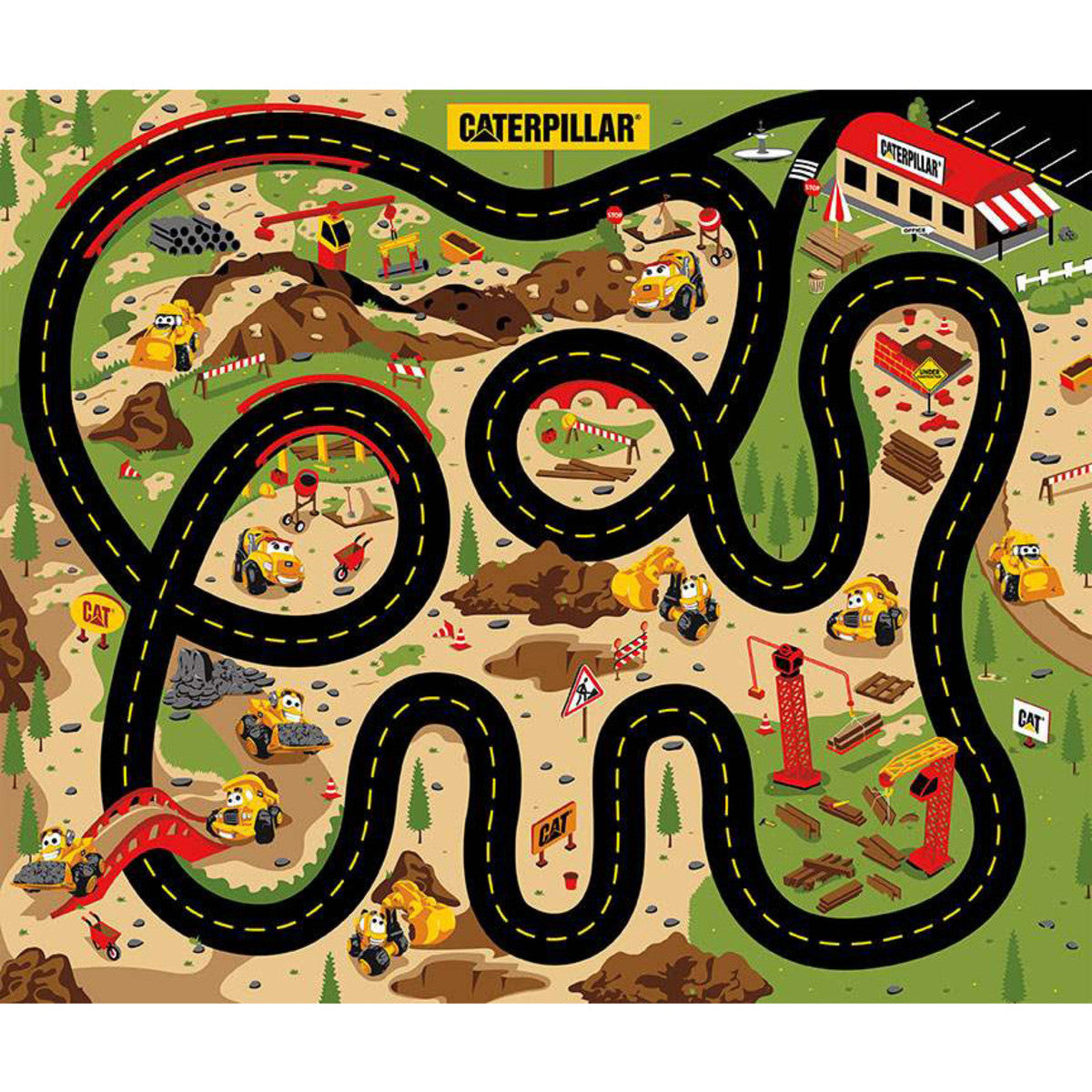 #38. Canvas- CAT® Buildin' Crew Canvas Panel $21.96