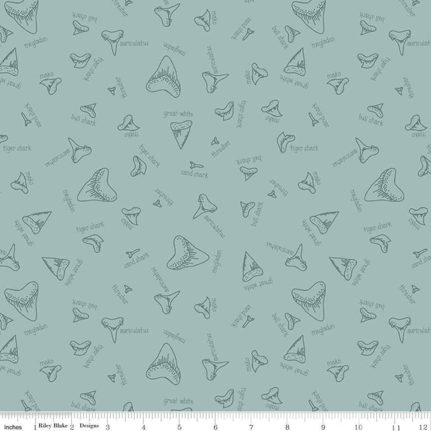 Riptide, Fossils, Seafoam (C10301-SEA) $18.96/m