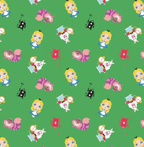 In the Garden - green Disney The day of the little world collection $23.96/m