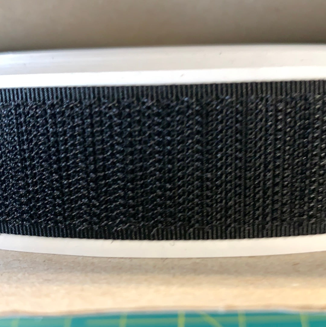 1”Velcro Hook Tape (Self Adhesive) - 1" wide- Black $2.60/m
