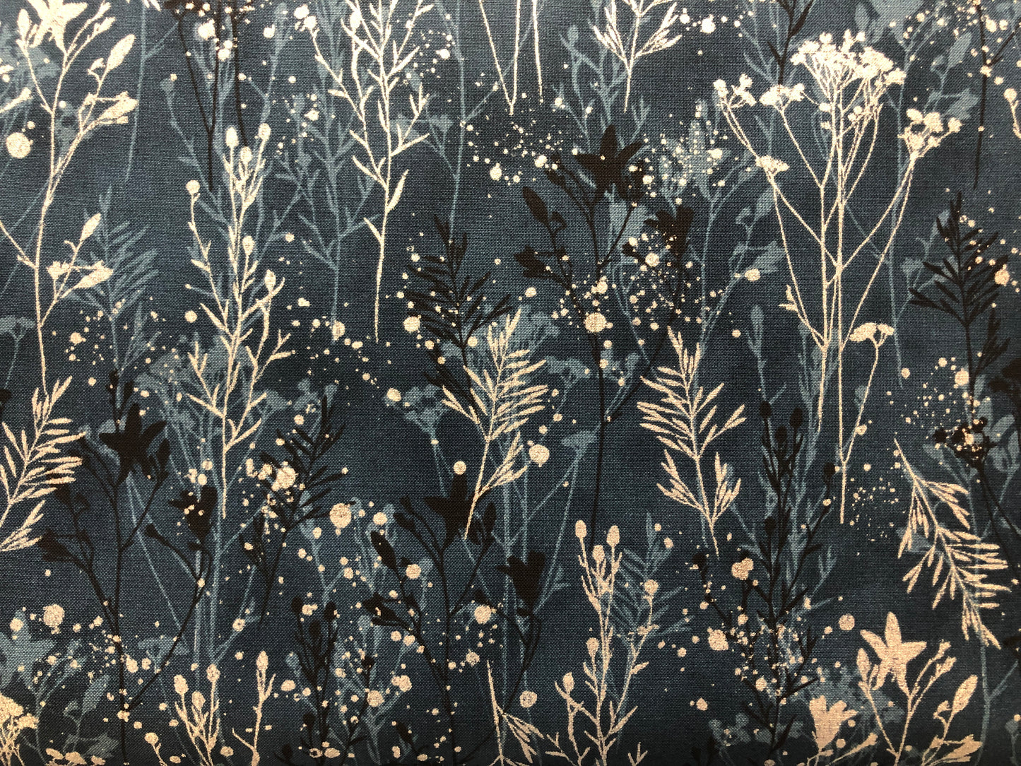 Perch by Hoffman - Navy/ Silver $22.96/m