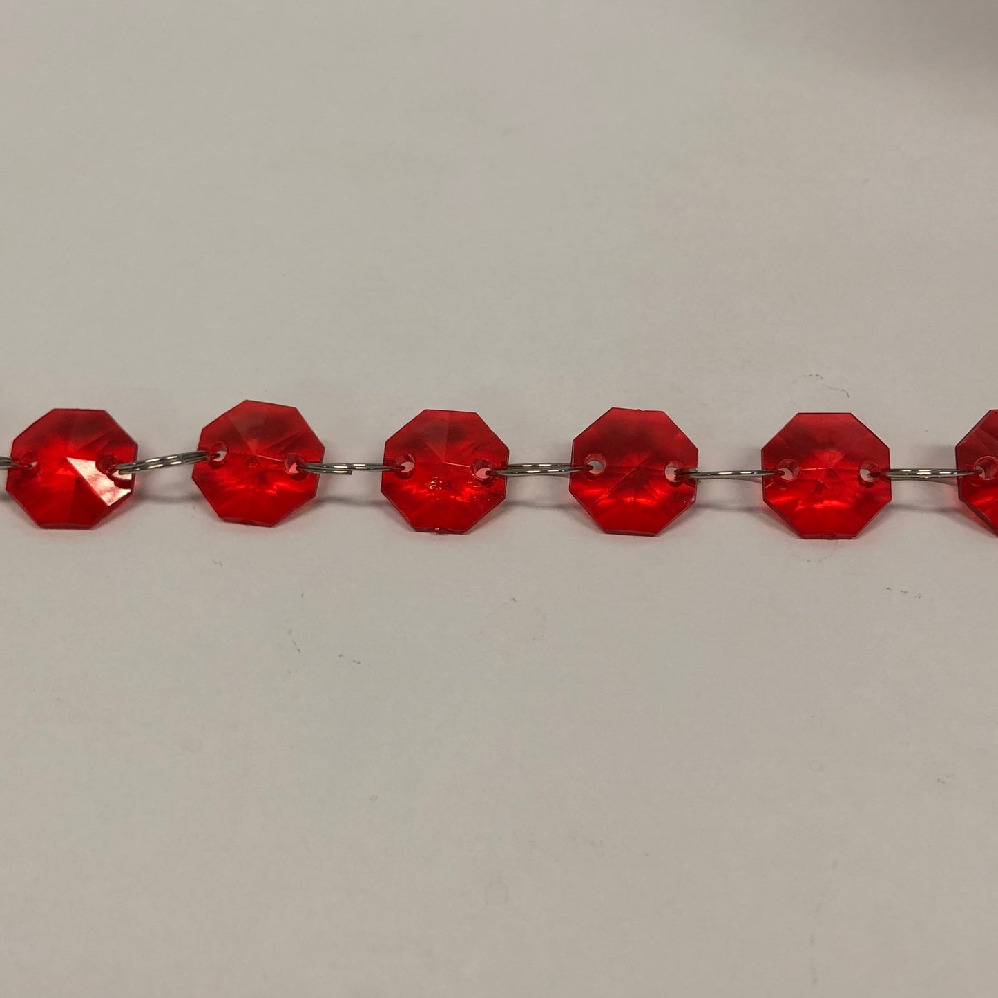 Red gem ribbon 12552-008