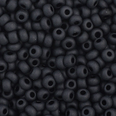 Czech Seed Bead 11/0 - Opaque Black