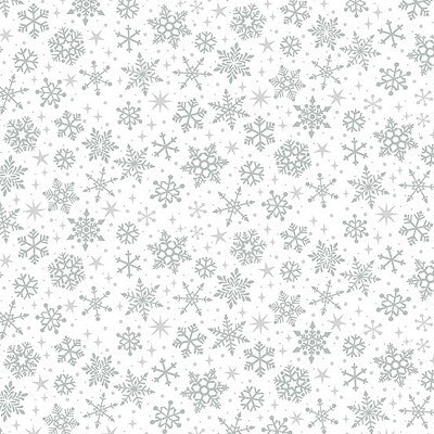 Christmas Essentials snowflake, silver $22.96/m