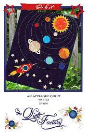 Orbit an applique quilt by Deb Grogan Pattern $10.95