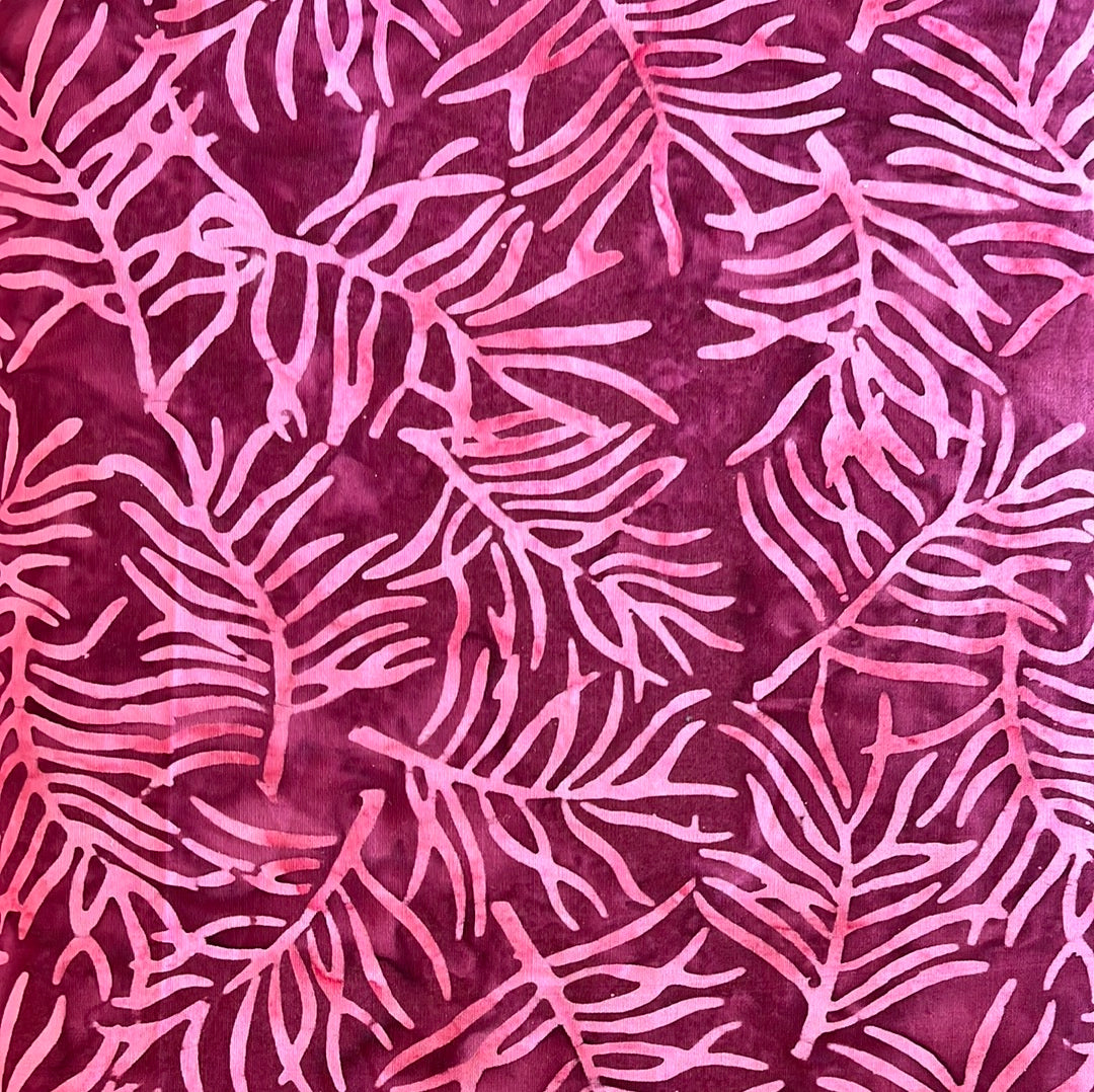 Boreal Batiks - Cherry 5- $19.96/m