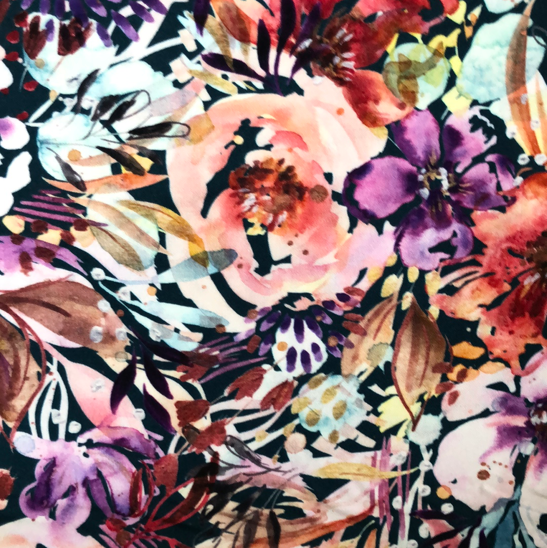 Sunshine Soul Rayon by Create Joy Project for Moda- Midnight