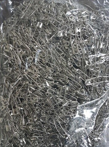 Bulk Safety Pins Curved in Size 2, 100 pieces $5.95