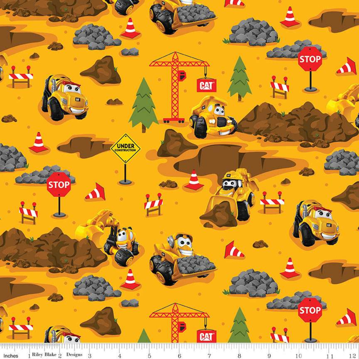 CAT® Buildin' Crew Main Yellow $24.96/m