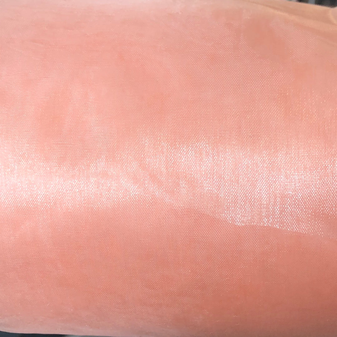 Nylon Organza Sash Ribbon 15cm - 043 Peach