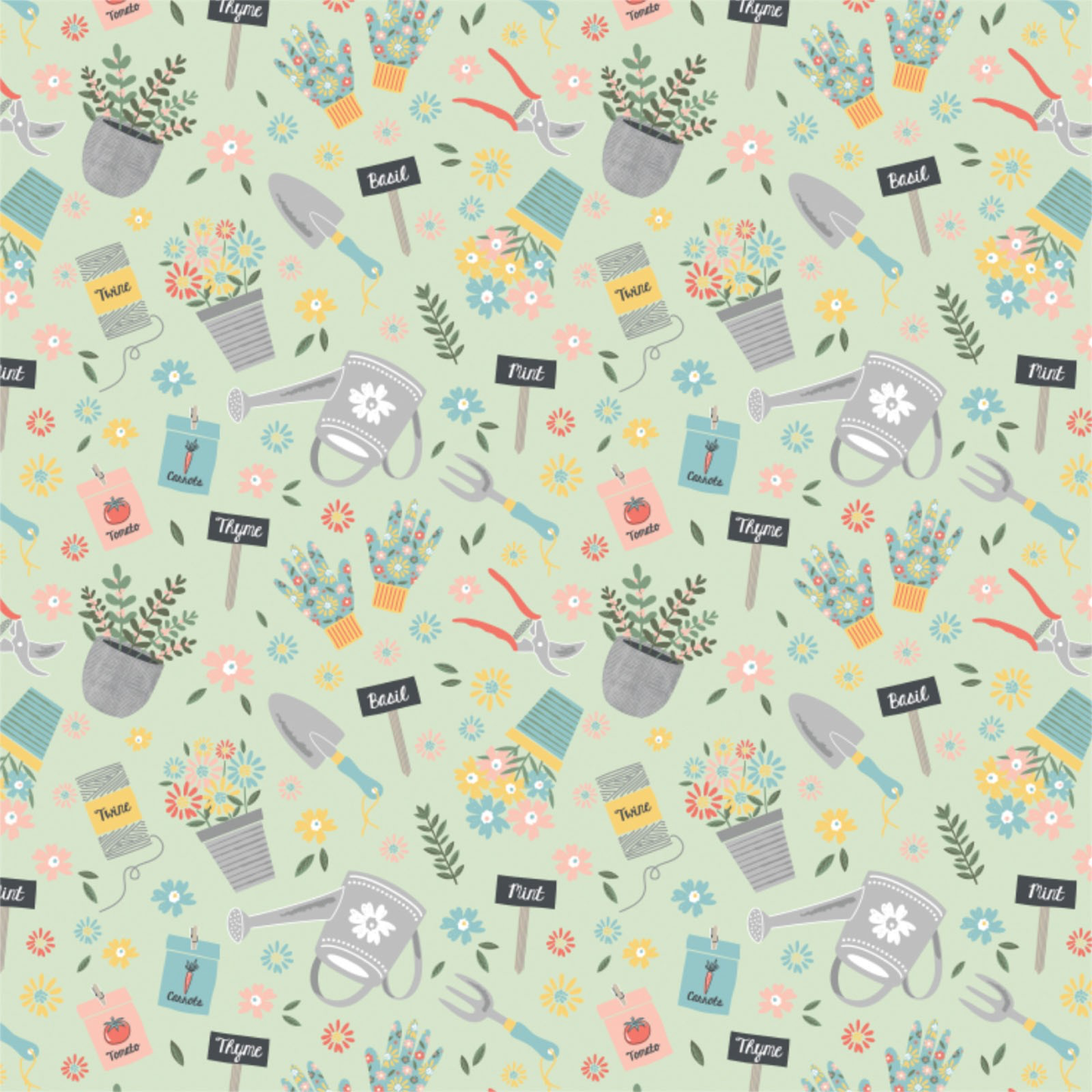 Wish for Rain Designer: Puck Selders Joy of Gardening-sage